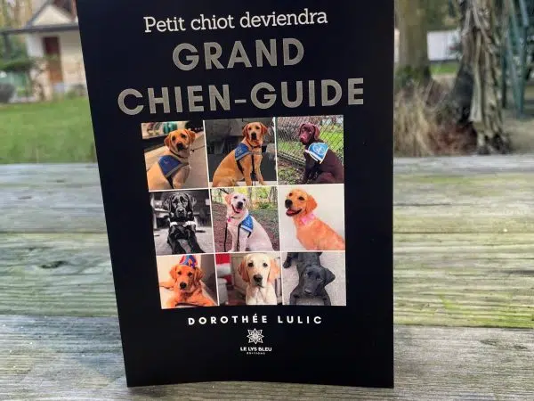 livres " petit chiot deviendra grand chien guide "